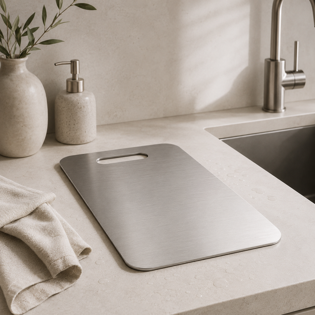 Stainless steel cutting board